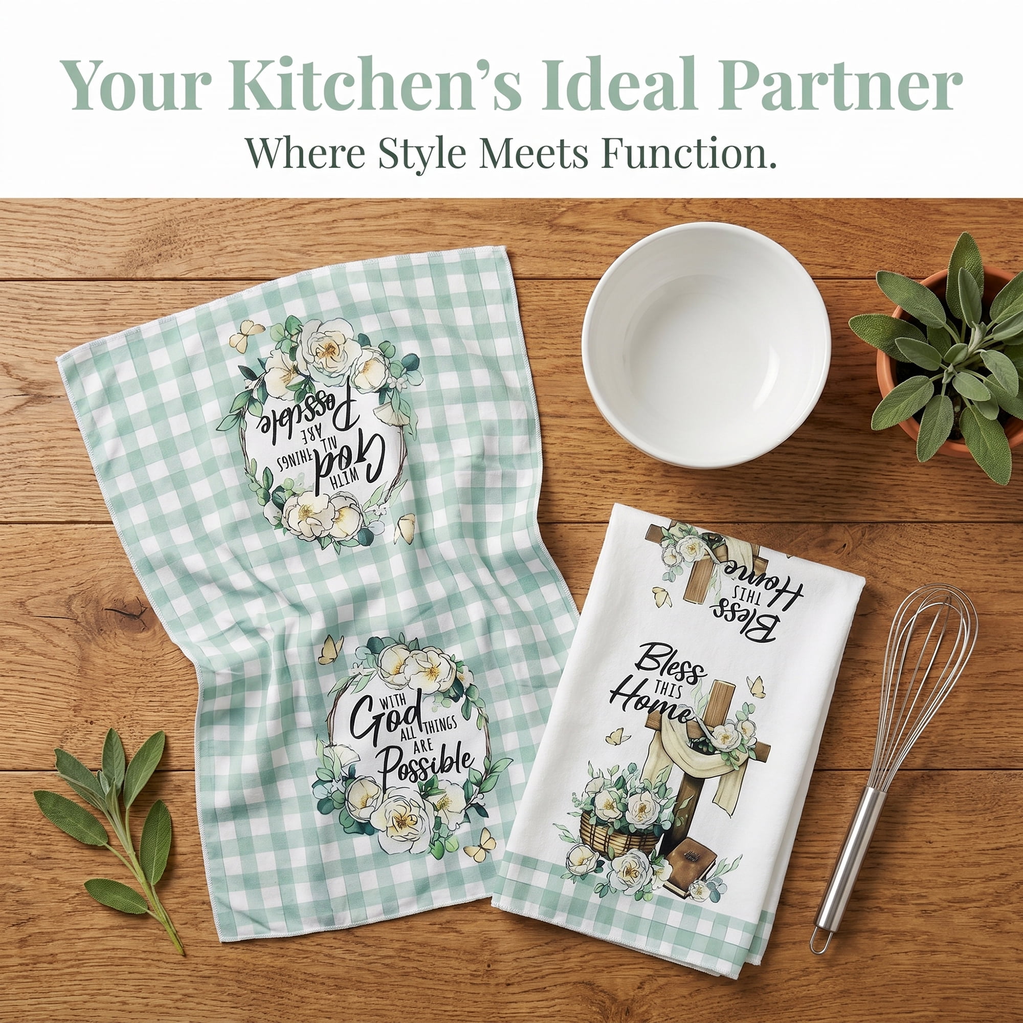 Unique Bargains Soft Absorbent Microfiber Kitchen Towel Green 26" x 18"