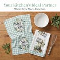 thumbnail image 6 of Unique Bargains Soft Absorbent Microfiber Kitchen Towel Green 26" x 18", 6 of 8