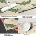 thumbnail image 3 of Beige Crocodiles Hearts Pattern Kitchen Rug Mat,Kitchen Runner Rugs Non Skid Washable,Decorative Kitchen Floor Mats for Kitchen,Sink,Laundry,17"X47", 3 of 5
