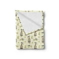thumbnail image 2 of Floral Soft Flannel Fleece Blanket, Birds Cages Roses and Leaves Interpretation in a Romantic Layout Vintage, Cozy Plush for Indoor and Outdoor Use, 50" x 70", Cream and Multicolor, by Ambesonne, 2 of 5