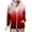 Red, variant on Women's Full-zip Hoodie Casual Tie-Dye Hooded Jacket Plus Size Drawstring Sweatshirt Fall Trendy Lightweight Outwear Gift for Wife