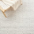 thumbnail image 6 of SAFAVIEH Marbella Rosanne Diamond Area Rug, Ivory/Black, 6' x 9', 6 of 8