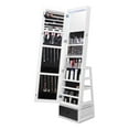 thumbnail image 1 of VEVOR Miroir Armoire à Bijoux Pivotant à 360° avec Rangement Blanc, 1 of 9