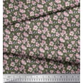 thumbnail image 3 of Soimoi Polyester Crepe Fabric Flower Artistic Print Fabric by The Yard 52 Inch Wide, 3 of 3