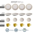 thumbnail image 3 of Vajilla Corona Ashley 4 Puestos 16 Piezas, 3 of 6