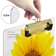 thumbnail image 4 of FMSHPON Gold Pineapple GrungeLeaf Clipboard Hardboard Wood Nursing Clip Board and Pull for Standard A4 Letter 13x9 inches, 4 of 8
