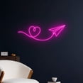 thumbnail image 4 of Handmadetneonsign Travel Destination Neon Sign, Airplane Neon Led Wall Art Decor, Airplane Wall Decor, 4 of 4