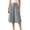 01 Gray, variant on Womens Capri Pants Loose Palazzo Wide Leg Cropped Trousers for Women UK Casual Plain Drawstring Cotton Linen Pants Lightweight Comfy Baggy 3 Quarter Shorts with Pockets