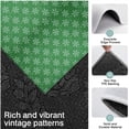 thumbnail image 3 of Green Christmas Snowflake Pattern Kitchen Rugs Sets Of 3,Kitchen Runner Rugs Non Skid Washable,Decorative Kitchen Floor Mats for Kitchen,Sink,Laundry,17"x30"+ 17"x47" + 17"x59", 3 of 6