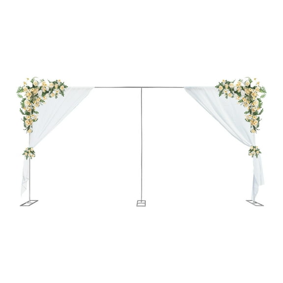 Wedding Backdrop Stand Metal Wedding Flower Stand Background Stand (19.7*9.8 ft) for Weddings Birthday Parties Christmas Parties Banquets Anniversary Celebrations