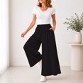thumbnail image 5 of PBFRDSJ Women's Y2k Baggy Palazzo Wide Leg Pants Casual High Waisted Solid Pants for Lounge Wear, 5 of 6