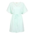 thumbnail image 1 of Richie House Women's Cotton Pajama Dress with Embroidery RHW2807-A-M, 1 of 7