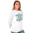 thumbnail image 5 of Bare Foot Buck Wild Cute Southern Women's Long Sleeve T Shirt Brisco Brands M, 5 of 6