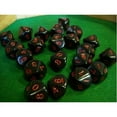 thumbnail image 2 of Black Opaque Dice with Red Numbers D10 16mm (5/8in) Pack of 10 Koplow Games, 2 of 2