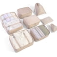 thumbnail image 1 of Organizador de viaje, juego de 8 piezas, organizador de maleta impermeable, organizador de cubos de embalaje, 1 of 6