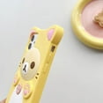 thumbnail image 6 of 3D Cute Cartoon Bear Phone Case for iPhone 15 Plus - Fashionable and Stylish - Funny Pink Bear Design - Soft TPU Protective Case - Kawaii Silicone Cover for Women, Girls, and Kids (Yellow), 6 of 16