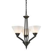 Cornerstone 2453CH-10 Tribecca 3 Light Chandelier,Oil Rubbed Bronze