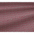thumbnail image 5 of oneOone Viscose Jersey Fabric Chevron Flame Stitch Print Sewing Fabric BTY 60 Inch Wide, 5 of 5