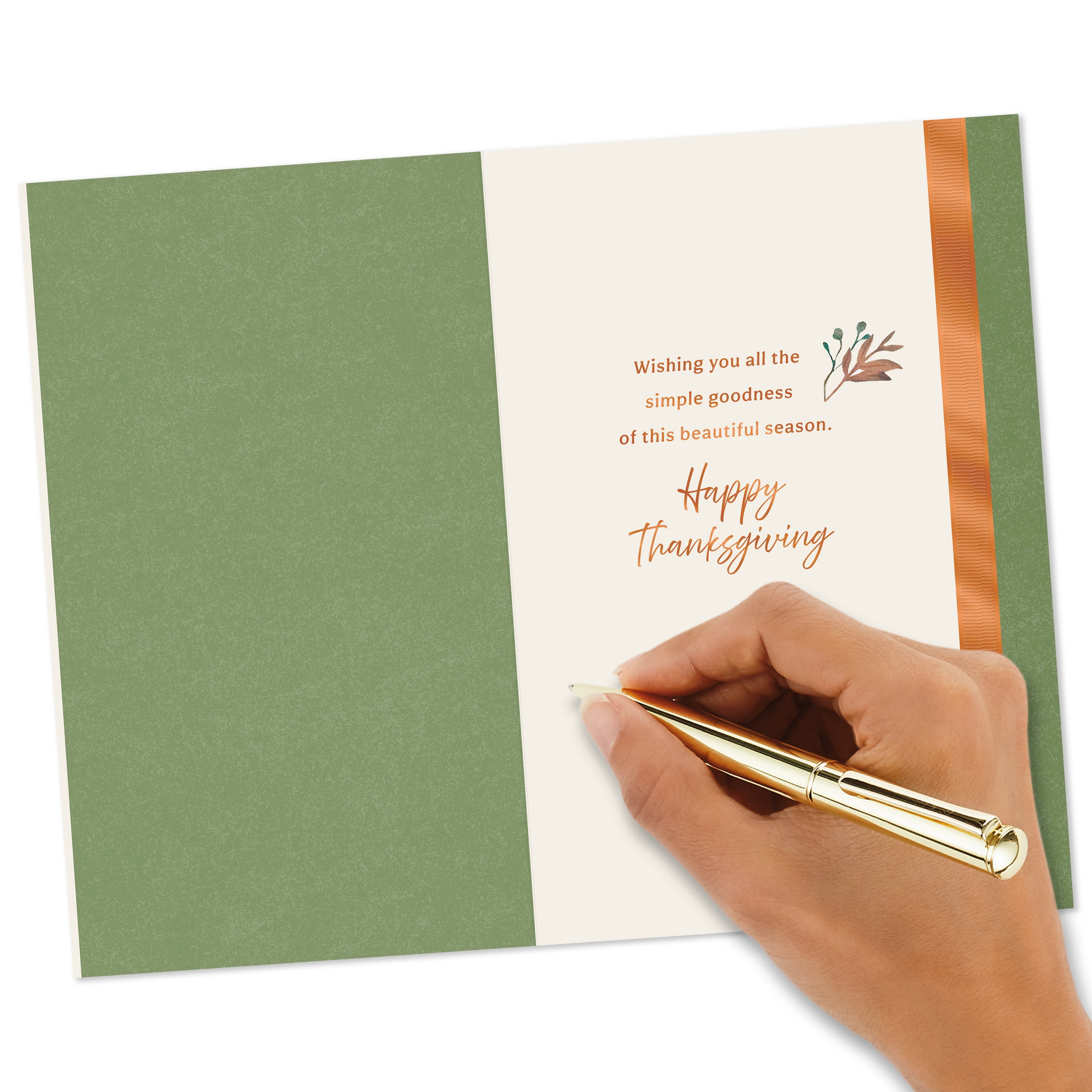 Hallmark Thanksgiving Card (Wishing the Goodness of the Season), 1 Count
