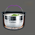 thumbnail image 2 of Bandeja para huevos al vapor multifuncional para olla a presión, soporte para vaporera de acero inoxidable 304, juego de vaporera con jaula engrosada, 2 of 5