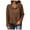 Brown, variant on Siilsaa Hoodies for Women Womens Hoodies Casual Long Sleeve Drawstring Pullover Tops Loose Hooded Sweatshirt with Pocket Brown,L