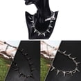 thumbnail image 5 of New Spike Rivet Punk Collar Necklace Goth Rock Biker Link Chain Choker Jewelry, 5 of 5