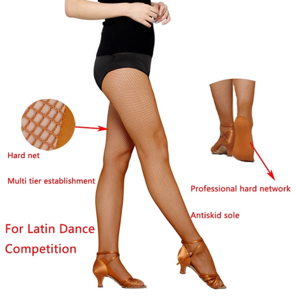 Medias de red sexy Mujeres Malla Salón de baile Medias latinas Pantimedias (M) Ndcxsfigh Nuevos Originales