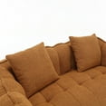 thumbnail image 4 of PORKISS Oversized Bean Bag Chair with 2 Pillows, Giant Large Loveseat Bean Bag Chair Couch for Adults Teens, Chenille Fabric Sofa, Yellow, 4 of 12