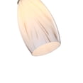 thumbnail image 2 of Luces colgantes karyfine Mini Milk Glass con níquel cepillado, 2 of 8