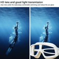 thumbnail image 4 of Gafas de natación, gafas de natación antivaho, gafas de natación para jóvenes, hombres y mujeres adultos, color blanco, 4 of 5