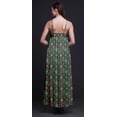 thumbnail image 2 of Bimba Rayon Ikat Womenâ€™s Adjustable Spaghetti Strap Long Maxi Print Dress Bohemian-X-Large, 2 of 4