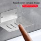 thumbnail image 4 of Jabonera de acero inoxidable | Jabonera no perforada montada en la pared | Drenaje a prueba de óxido | Instalación de adhesivos | Almacenamiento de Baño y Cocina | Negro Blanco Plata | 11,5x8,5x4cm, 4 of 6