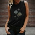 thumbnail image 1 of XZNGL Colorful Reflective Sequins Ladies Round Neck Loose Top Sleeveless T-shirt, 1 of 9