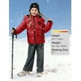 thumbnail image 7 of Lavenicole Ski Coat Red Puffer Winter Jacket Thick Fleece Lined Warm Hooded Outerwear for Girls 4-15, 7 of 7
