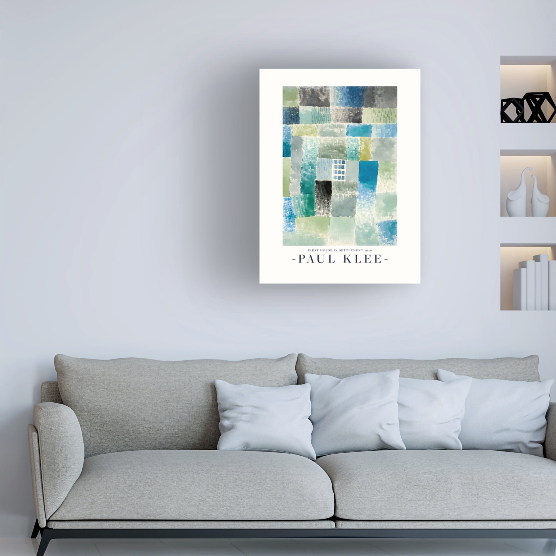 Trademark Fine Art Pictufy First House in a Settlement 1926 Canvas Wall Art