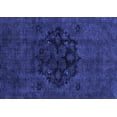 thumbnail image 1 of Ahgly Company Machine Washable Indoor Rectangle Abstract Blue Modern Area Rugs, 2' x 3', 1 of 4