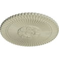 thumbnail image 3 of 30"OD x 1 1/4"P Nexus Ceiling Medallion (Fits Canopies up to 2 3/4"), Hand-Painted Clear Yellow, 3 of 5
