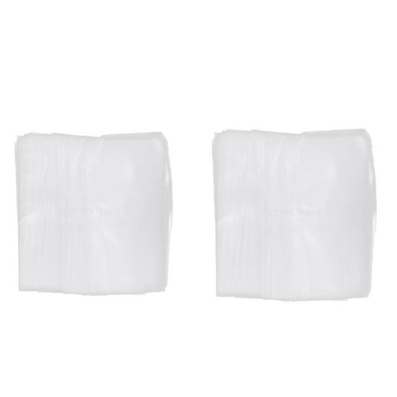200pcs Bolsa Soluble En Agua Bolsas De Cebo De Pesca Bolsas De PVA 2 Tamaños Terminal Tackle