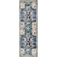 thumbnail image 1 of Unique Loom Sumter Abstract Vintage Area Rug 2' x 6' Runner Ivory/Navy Blue, 1 of 2