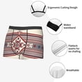 thumbnail image 3 of Pofeuu Fashion Tatreez Print Men’s Boxer Briefs, Moisture-Wicking Underwear, Regular,Trunk-XX-Large, 3 of 5