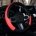 thumbnail image 2 of Universal Non slip D-shaped Round Breathable Car Steering Wheel Cover Lot U5, 2 of 6