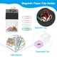 thumbnail image 3 of Soporte magnético para clips de papel Uxcell, organizador de clips de papel de gran capacidad para escritorio, negro, 3 of 6