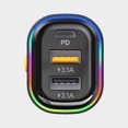 thumbnail image 3 of Dvkptbk Bluetooth Receiver Car Charger Pd Fast Charger Three Adapters Charging Plug Charging Cable High Power Smart USB Car Charger Car Accessories, 3 of 8