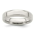 thumbnail image 6 of 925 Sterling Silver 5mm Bevel Edge Band Ring Size 11.5, 6 of 6