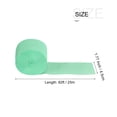 thumbnail image 2 of Unique Bargains Crepe Paper Streamer Decoration 82ft Long 1.77 Inch Wide, Mint Green 3 Pack, 2 of 6