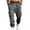 Dark Gray, variant on Men’s Casual Drawstring Waist Cargo Jogger Pants with Side Pockets and Elastic Cuffs Athletic Fit Track Bottoms