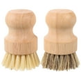 thumbnail image 1 of 2 Pcs Brosse à Récurer pour Évier de Cuisine (Couleur Bois), 1 of 9