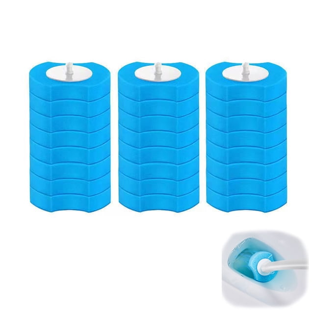 Escobilla para inodoro con cabezales desechables para inodoro con soporte para suministros de limpieza