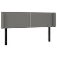 thumbnail image 4 of vidaXL Headboard with Ears Dark Gray 79.9"x6.3"x46.5"/50.4" Fabric, 4 of 39