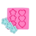 thumbnail image 4 of Naiovety Molde de silicona para pastel de Fondant, molde de decoración de corazón de estrella, moldes de Chocolate, galletas, herramienta Herramientas y accesorios para hornear, 4 of 6